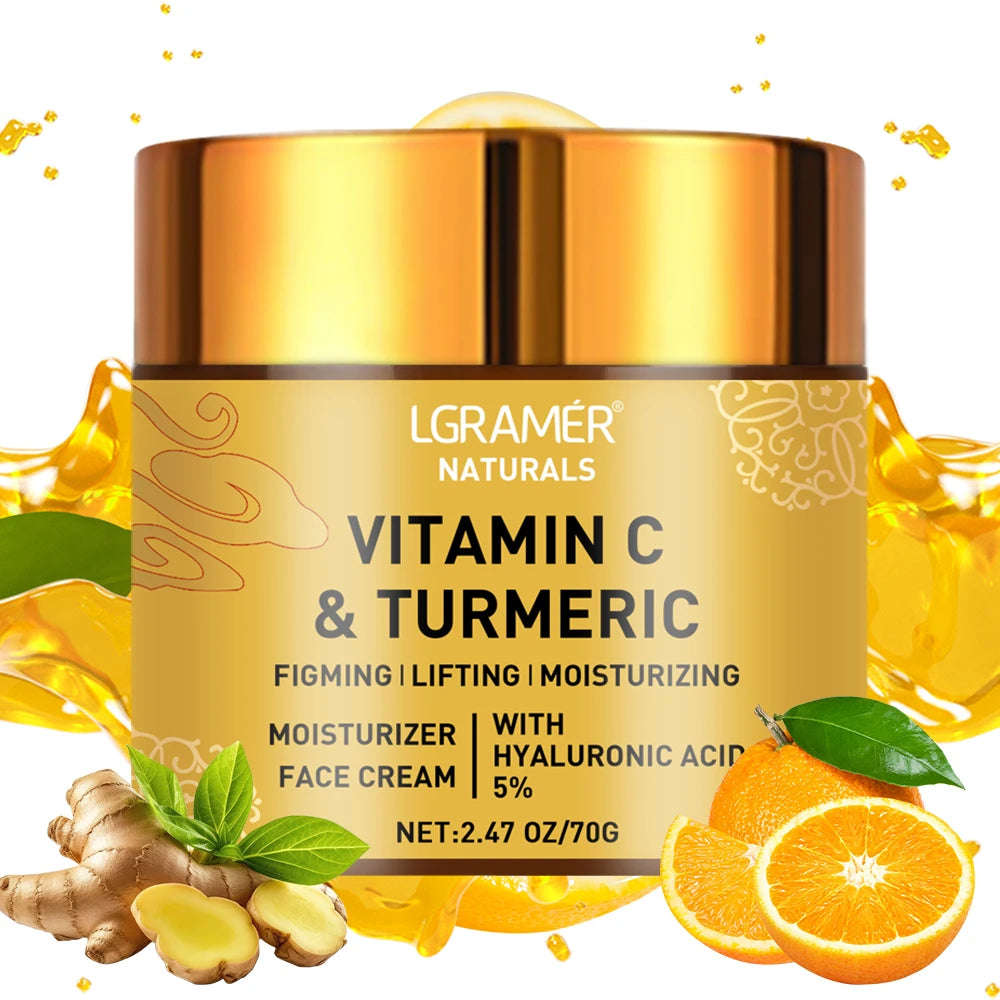 Crème Visage Hydratante au curcuma et Vitamine C