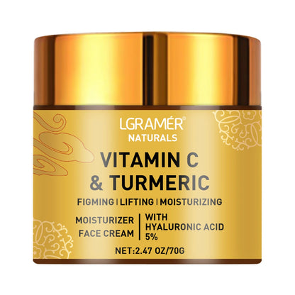 Crème Visage Hydratante au curcuma et Vitamine C